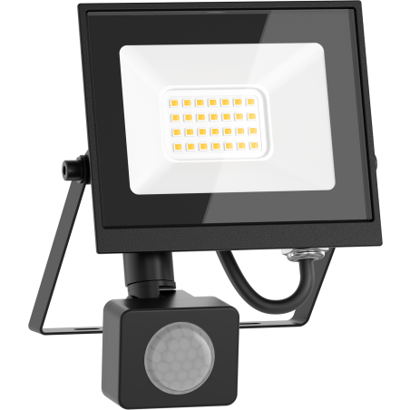 Mexen Luxpro+ LED прожектор с датчик за движение, 20W, студена светлина - 6500K, 2200