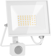 Mexen Luxpro+ LED прожектор със сензор за движение, 30W, Неутрална - 4000K, 3300 lm, бял