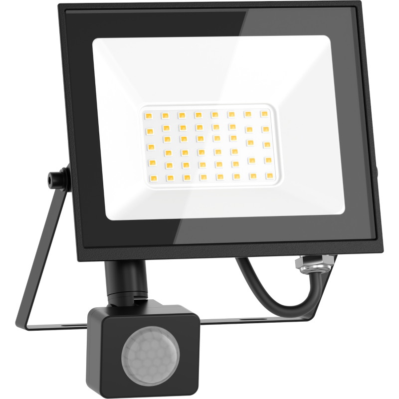 Mexen Luxpro+ LED прожектор с сензор за движение, 30W, Студена - 6500K, 3300 lm, черен