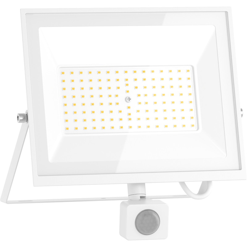 Mexen Luxpro+ LED прожектор с датчик за движение, 70W, Неутрален - 4000K, 7700 lm, бял