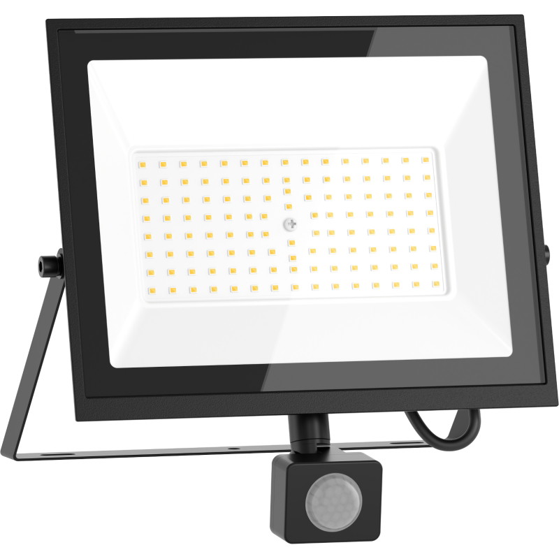 Mexen Luxpro+ LED прожектор с датчик за движение, 70W, Неутрален - 4000K, 7700 lm, черен