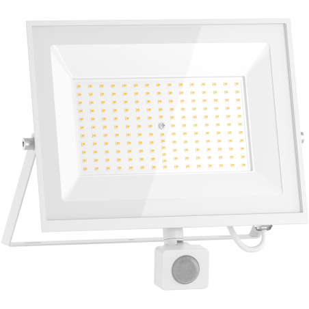 Mexen Luxpro+ LED прожектор с датчик за движение, 100W, неутрална - 4000K, 11000 lm, бял