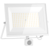 Mexen Luxpro+ LED прожектор с датчик за движение, 100W, Студено - 6500K, 11000 lm, бял