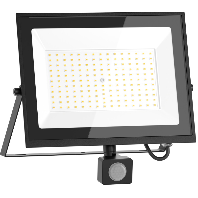 Mexen Luxpro+ LED светлина с движение сензор, 100W, Неутрална - 4000K, 11000 lm, черен