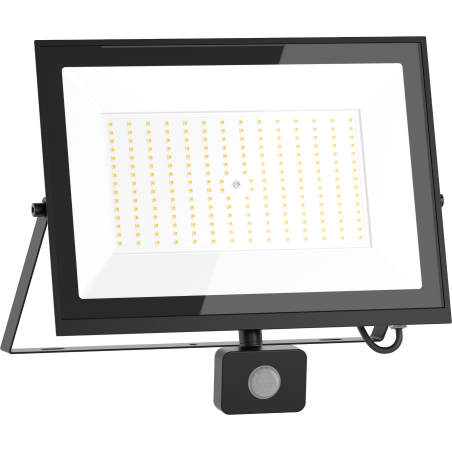 Mexen Luxpro+ LED прожектор с датчик за движение, 150W, Студена - 6500K, 16500 lm, черен