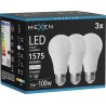 Mexen Nova 3x LED крушка E27, A60, 15W, Неутрална - 4000K, 1575 lm - L100-E27-1540-01x03
