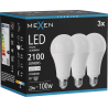 Mexen Nova 3x LED крушка E27, A70, 20W, Неутрална - 4000K, 2100 lm - L100-E27-2040-01x03