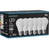 Mexen Nova 6x LED крушка E27, A60, 5W, Неутрална - 4000K, 525 lm - L100-E27-0540-01x06