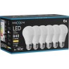 Mexen Nova 6x LED крушка E27, A60, 8W, Топло - 3000K, 840 lm - L100-E27-0830-01x06