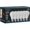 Mexen Nova 6x LED крушка E27, A60, 9W, Студено - 6500K, 945 lm - L100-E27-0965-01x06