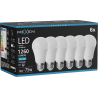 Mexen Nova 6x LED крушка E27, A60, 12W, Студена - 6500K, 1260 lm - L100-E27-1265-01x06