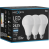 Mexen Nova 3x LED крушка E27, A95, 25W, Студен - 6500K, 2625 lm - L100-E27-2565-01x03