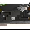 Mexen Mario гранитна мивка с 2 отделения 820 x 436 mm, черен/златен металик, хромиран сифон - 6504822000-75