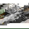 Mexen Mario гранитна мивка 2-коморова 820 x 436 мм, черна на точки, хромиран сифони - 6504822000-76