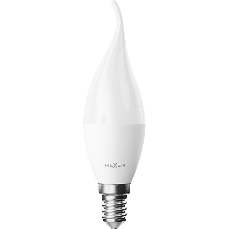 Mexen Nova 3x LED крушка пламък E14, C37, 10W, Студена - 6500K, 1055 lm - L106-E14-1065-01x03