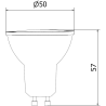 Mexen Nova 6x LED Крушка GU10, 8W, Студена - 6500K, 840 lm - L108-GU10-0865-01x06