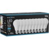 Mexen Nova 10x LED крушка E27, A60, 5W, Студена - 6500K, 525 lm - L100-E27-0565-01x10