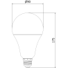 Mexen Nova 10x LED крушка E27, A95, 25W, Студена - 6500K, 2625 lm - L100-E27-2565-01x10