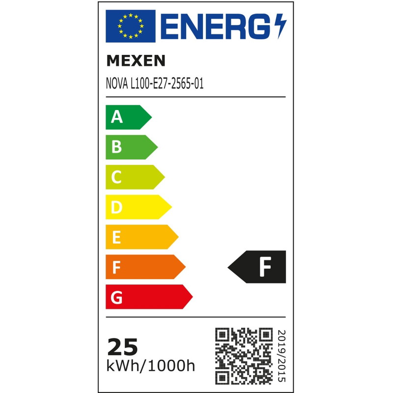 Mexen Nova 10x LED крушка E27, A95, 25W, Студена - 6500K, 2625 lm - L100-E27-2565-01x10