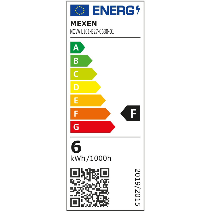 Mexen Nova 10x LED крушка E27, G45, 6W, Топла - 3000K, 630 lm - L101-E27-0630-01x10
