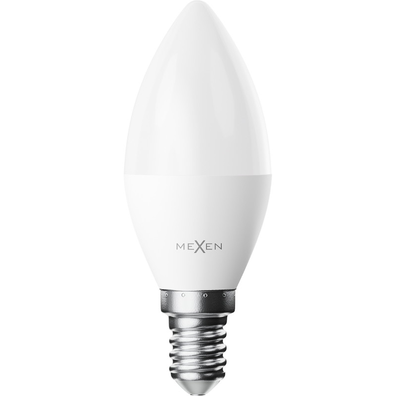 Mexen Nova 10x LED крушка E14, C37, 6W, Топла - 3000K, 630 lm - L102-E14-0630-01x10