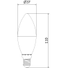 Mexen Nova 10x LED крушка E14, C37, 10W, Студена - 6500K, 1055 lm - L102-E14-1065-01x10