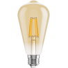 Mexen Vintis 3x LED нажежаема лампа E27, ST64, 6W, Топла - 2200K, 600 lm, кехлибар