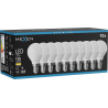 Mexen Nova 10x LED крушка E14, G45, 1W, Топло - 3000K, 105 lm - L101-E14-0130-01x10