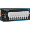 Mexen Nova 10x LED крушка E14, G45, 5W, Топла - 3000K, 525 lm - L101-E14-0530-01x10