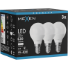 Mexen Nova 3x LED крушка E14, G45, 6W, Неутрална - 4000K, 630 lm - L101-E14-0640-01x03