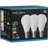 Mexen Nova 3x LED крушка E14, G45, 8W, Топла - 3000K, 840 lm - L101-E14-0830-01x03