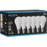 Mexen Nova 6x LED крушка E14, G45, 8W, Топло - 3000K, 840 lm - L101-E14-0830-01x06