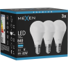 Mexen Nova 3x LED крушка E14, G45, 8W, Студена - 6500K, 840 lm - L101-E14-0865-01x03