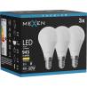Mexen Nova 3x LED крушка E14, G45, 9W, Топло бяла - 3000K, 945 lm - L101-E14-0930-01x03