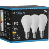Mexen Nova 3x LED крушка E14, G45, 10W, Топла - 3000K, 1055 lm - L101-E14-1030-01x03
