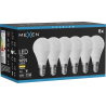 Mexen Nova 6x LED крушка E14, G45, 10W, Топла - 3000K, 1055 lm - L101-E14-1030-01x06