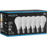 Mexen Nova 6x LED крушка E14, G45, 10W, Неутрална - 4000K, 1055 lm - L101-E14-1040-01x06