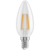 Mexen Vintis 3x LED филамент крушка E14, C35, 4W, Топла - 2700K, 470 lm, прозрачно