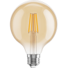 Mexen Vintis 3x LED филаментна крушка E27, G95, 4W, Топла - 2700K, 400 lm, кехлибар