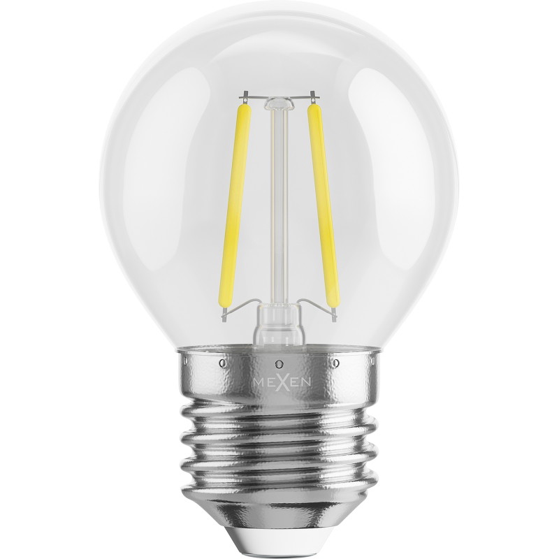 Mexen Vintis 10x LED нажежаема жичка-крушка E27, G45, 2W, неутрална - 4000K, 240 lm,