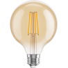 Mexen Vintis 6x LED филамент крушка E27, G95, 8W, Топла - 2200K, 750 lm, кехлибар