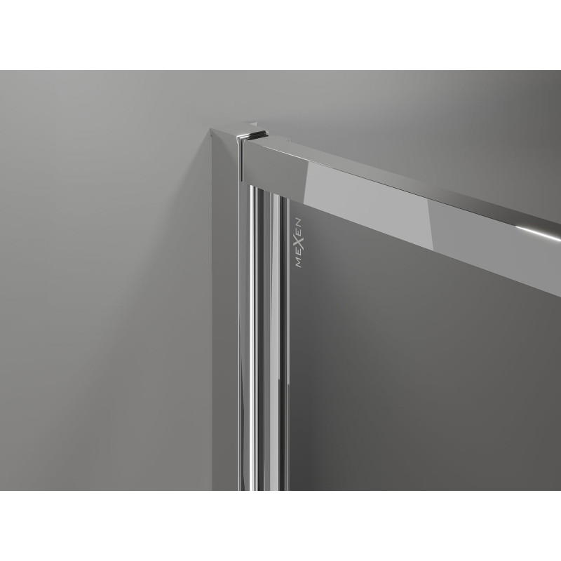 Mexen Exo-B Duo 3S душ кабина с 3 стени, отваряща се 80 x 85 см, прозрачна,