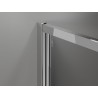 Mexen Exo-B Duo 3S тристенна душ кабина с отварящи се врати 100 x 90 cm, прозрачна,