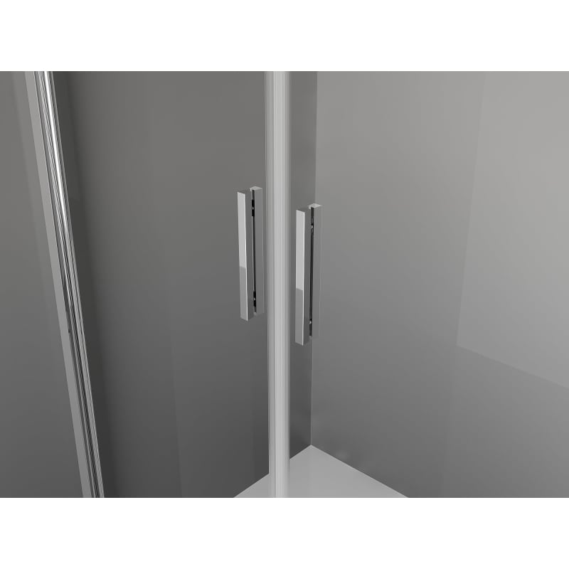 Mexen Exo-3S тристенна душ кабина с отварящи се врати 90 x 95 см, прозрачен,