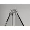 Mexen Exo-3S 3-стенен сгъваем душ параван 95 x 95 cm, прозрачен, хром - 816-095-095-01-00-3S