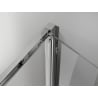 Mexen Exo-3S 3-стенен сгъваем душ параван 95 x 95 cm, прозрачен, хром - 816-095-095-01-00-3S