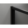 Mexen Exo-F 3S тристенна сгъваема душ кабина 80 x 70 см, прозрачна, черна