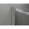 Mexen Exo-B 3S душ кабина 3-стенна отваряема 90 x 75 см, прозрачна, хром