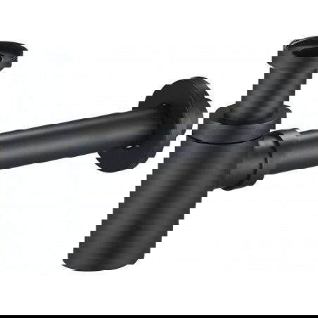 Mexen полусифон за мивка, кръгъл, черен - 79950-70