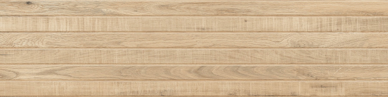 Mexen Western Wood Гланциран гранитогрес Miele, дървоподобна стенна плочка 120 x 30